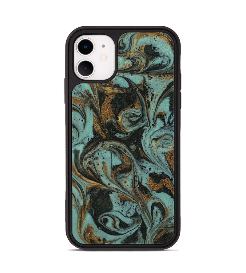 iPhone 11 ResinArt Phone Case - Haskell (Green, 819059)