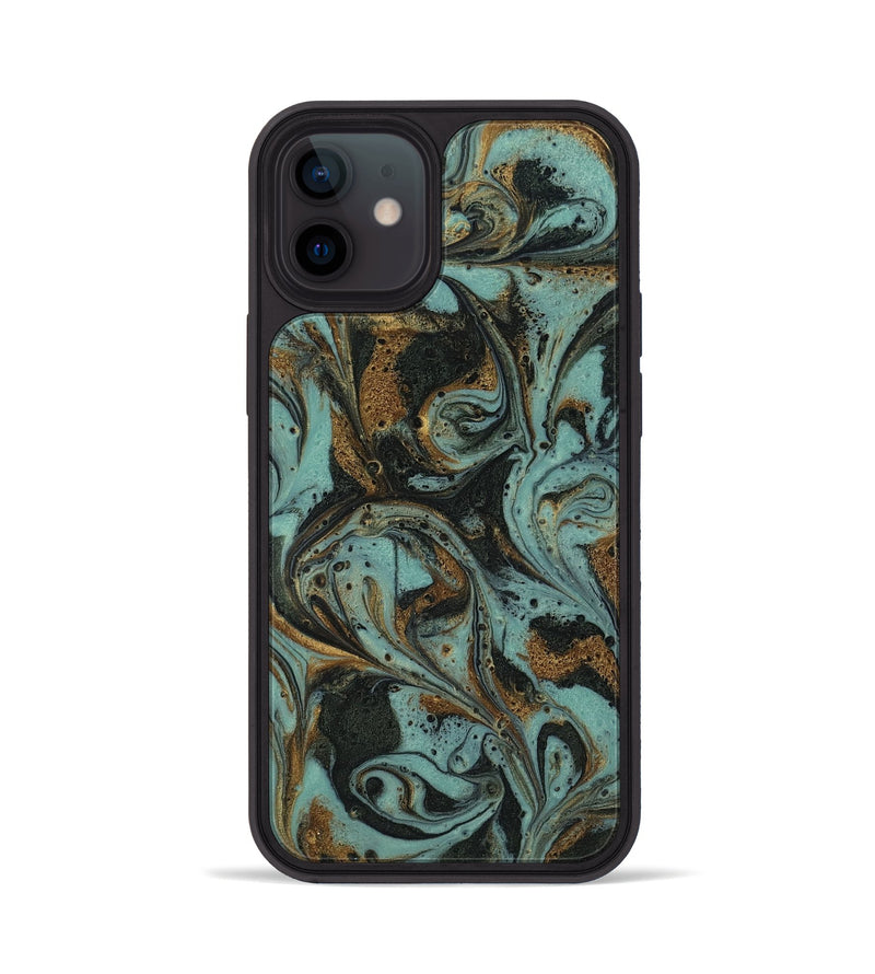 iPhone 12 ResinArt Phone Case - Haskell (Green, 819059)