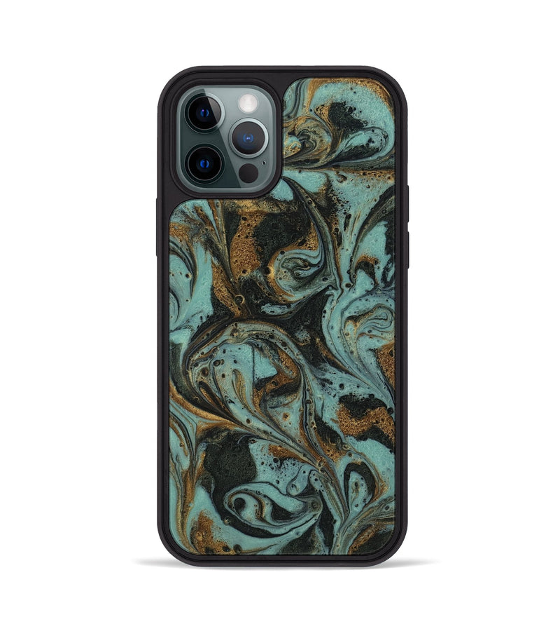 iPhone 12 Pro ResinArt Phone Case - Haskell (Green, 819059)