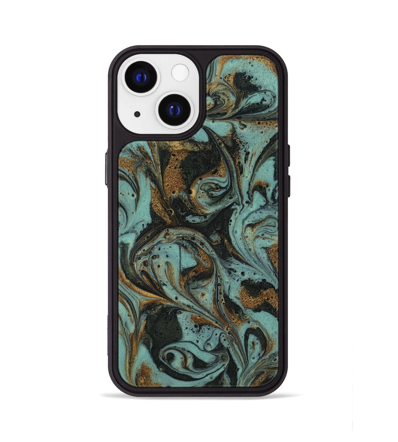 iPhone 13 ResinArt Phone Case - Haskell (Green, 819059)