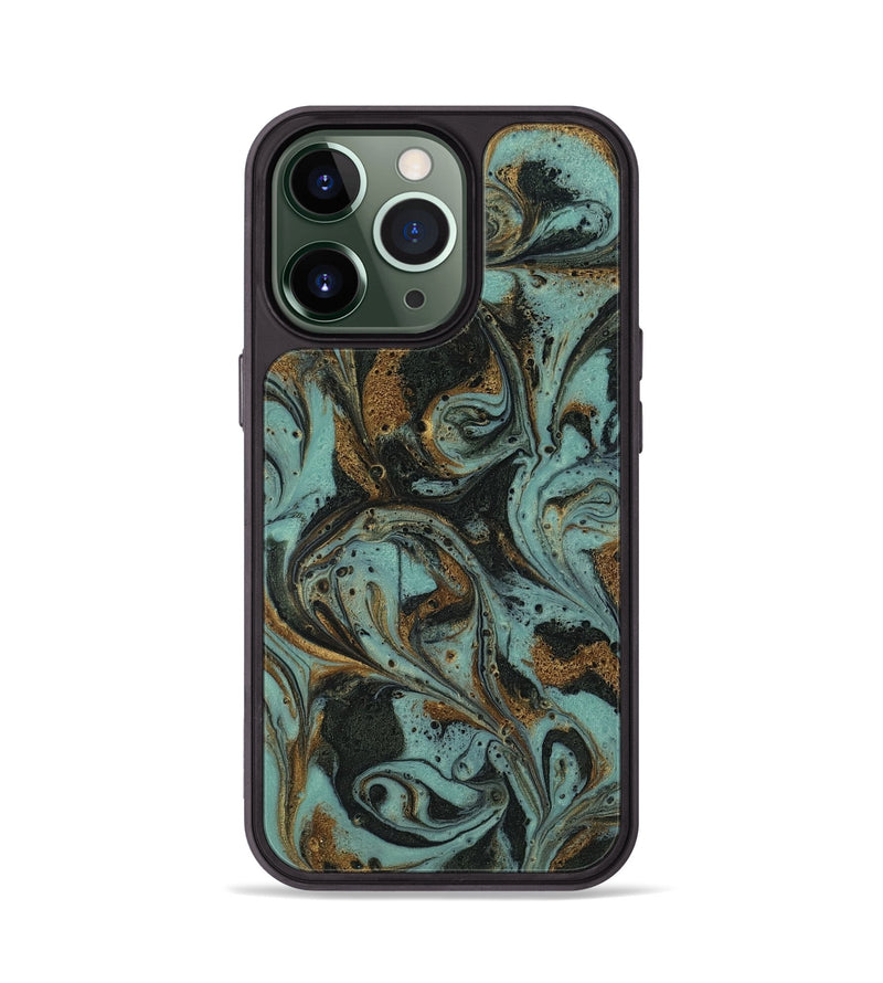 iPhone 13 Pro ResinArt Phone Case - Haskell (Green, 819059)