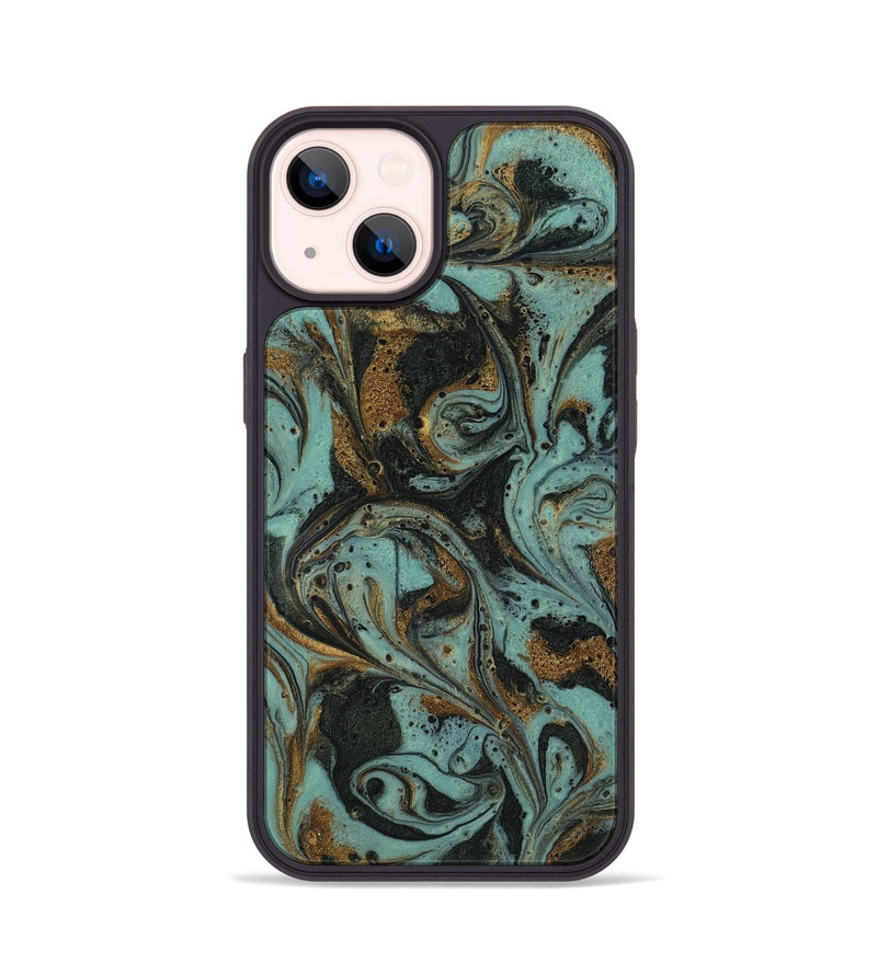 iPhone 14 ResinArt Phone Case - Haskell (Green, 819059)