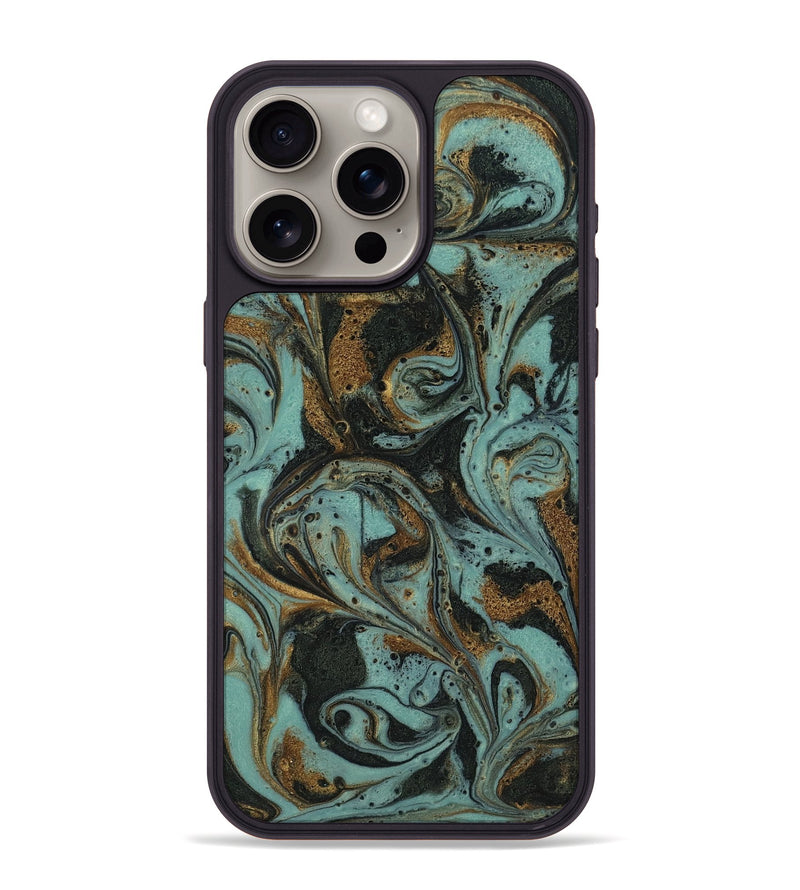 iPhone 15 Pro Max ResinArt Phone Case - Haskell (Green, 819059)