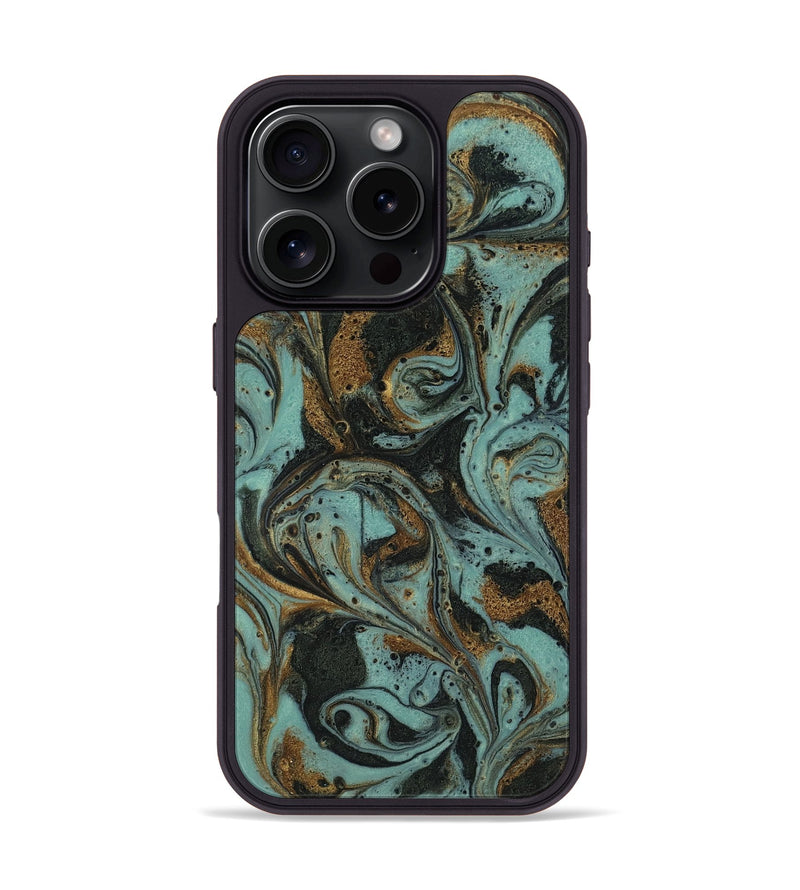 iPhone 16 Pro ResinArt Phone Case - Haskell (Green, 819059)