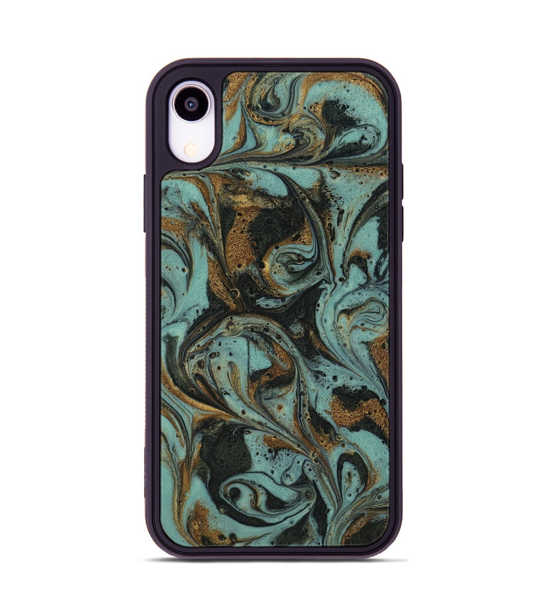 iPhone Xr ResinArt Phone Case - Haskell (Green, 819059)