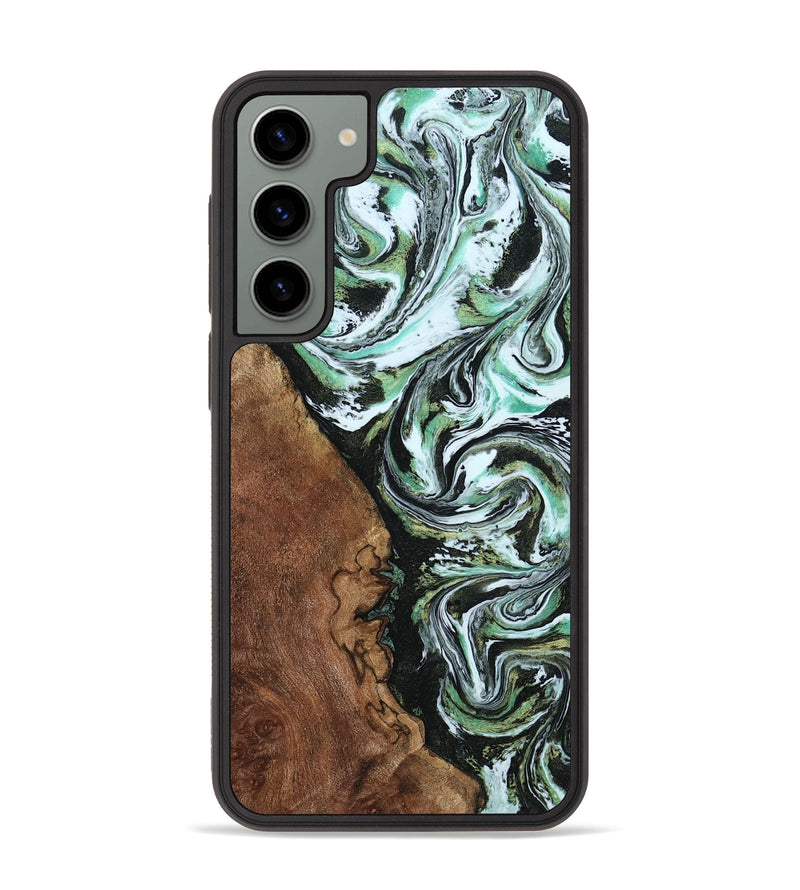 Galaxy S23 Plus Wood Phone Case - Macie (Green, 819064)