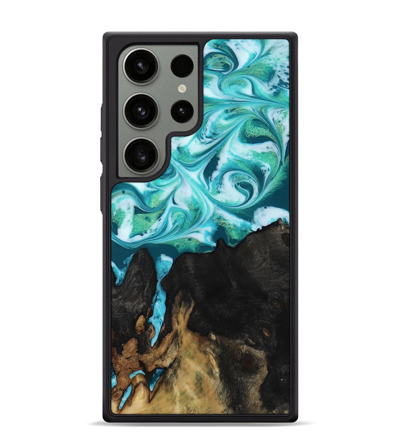 Galaxy S24 Ultra Wood Phone Case - Helen (Green, 819066)