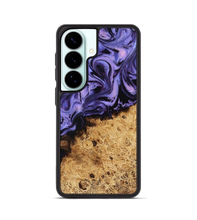 Galaxy S26 Wood Phone Case - Stefani (Purple, 819068)