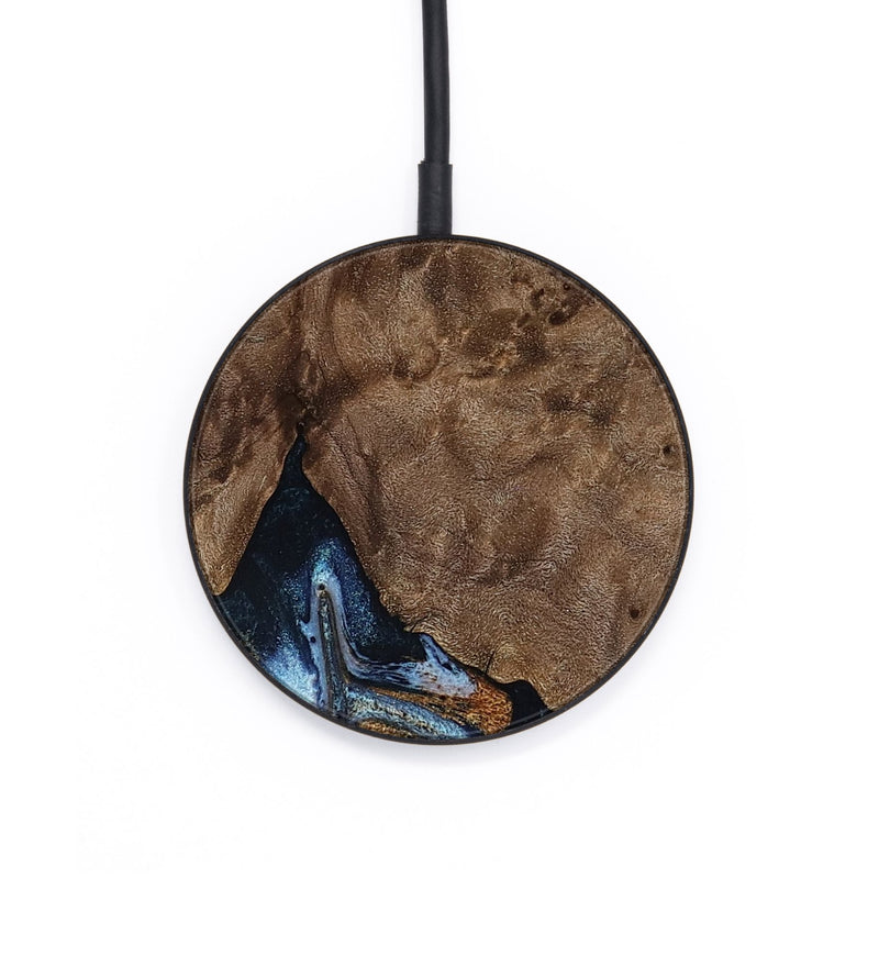 Circle Wood Wireless Charger - Veda (Black & White, 819079)