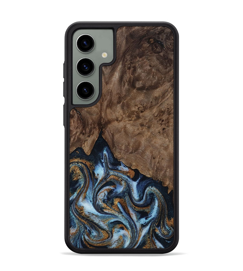 Galaxy S24 Plus Wood Phone Case - Veda (Black & White, 819079)