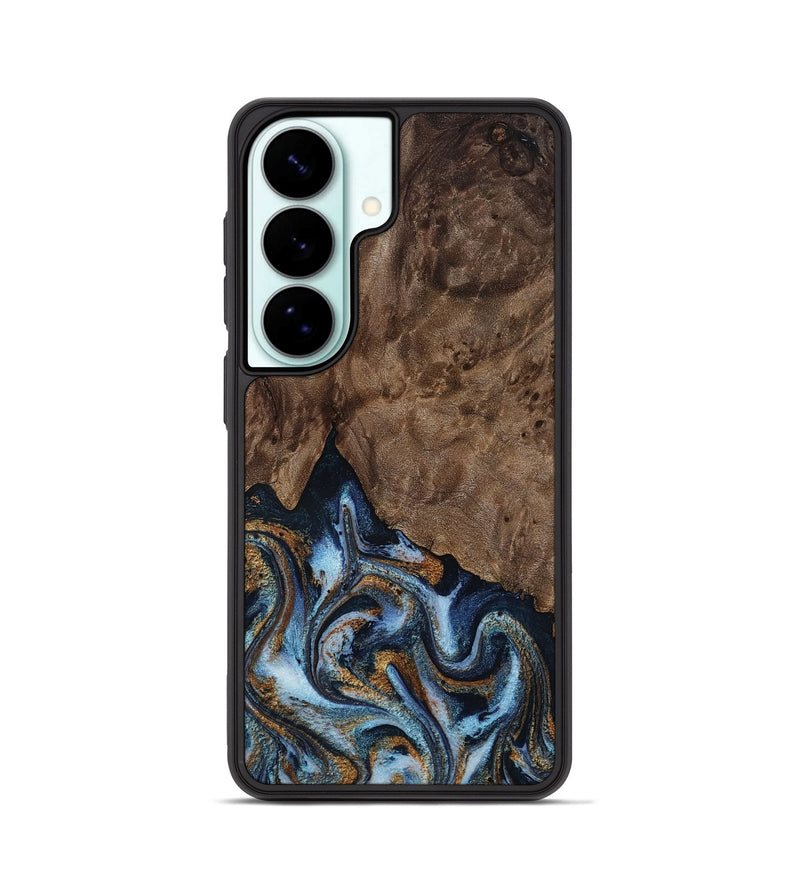 Galaxy S26 Wood Phone Case - Veda (Black & White, 819079)