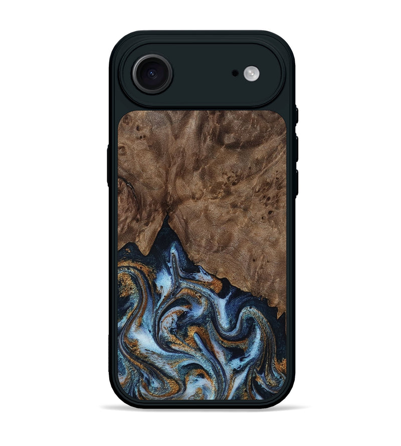 iPhone 17 Air Wood Phone Case - Veda (Black & White, 819079)