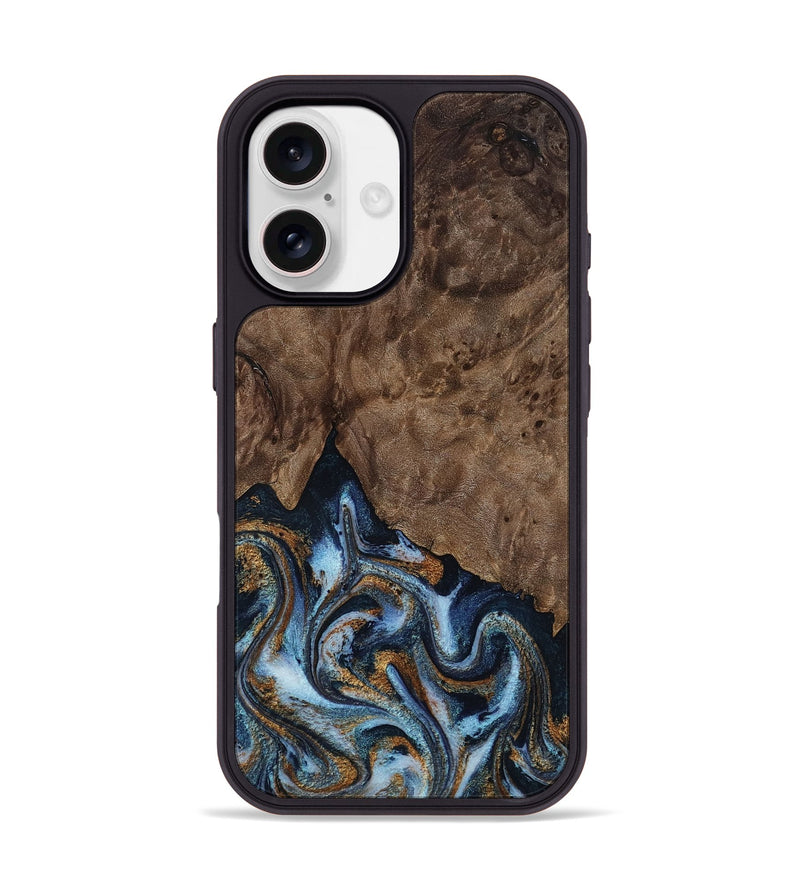 iPhone 17 Wood Phone Case - Veda (Black & White, 819079)