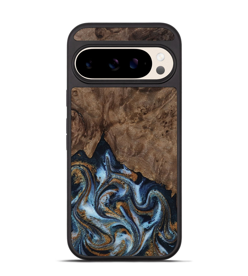 Pixel 10 Wood Phone Case - Veda (Black & White, 819079)