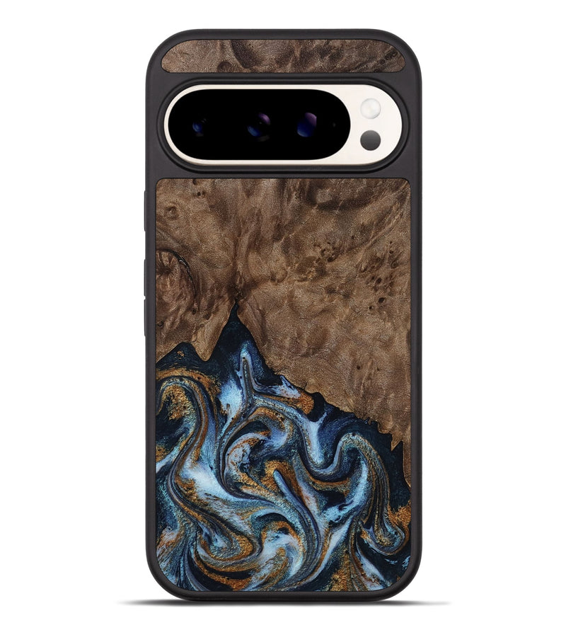Pixel 9 Pro XL Wood Phone Case - Veda (Black & White, 819079)