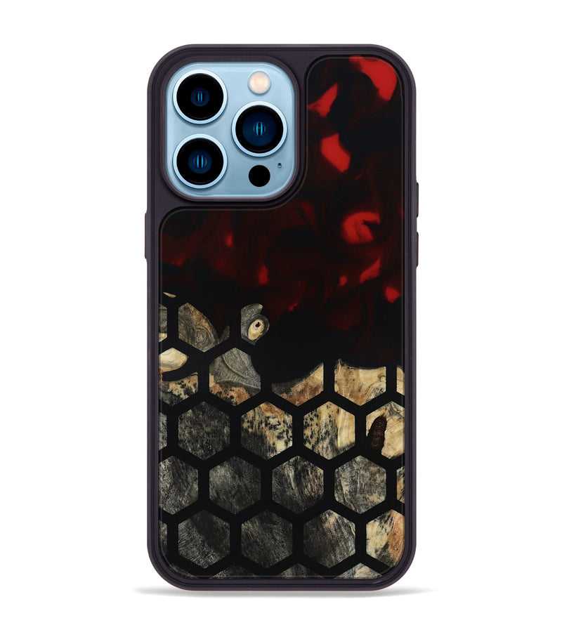 iPhone 14 Pro Max Wood Phone Case - Carlie (Pattern, 819083)
