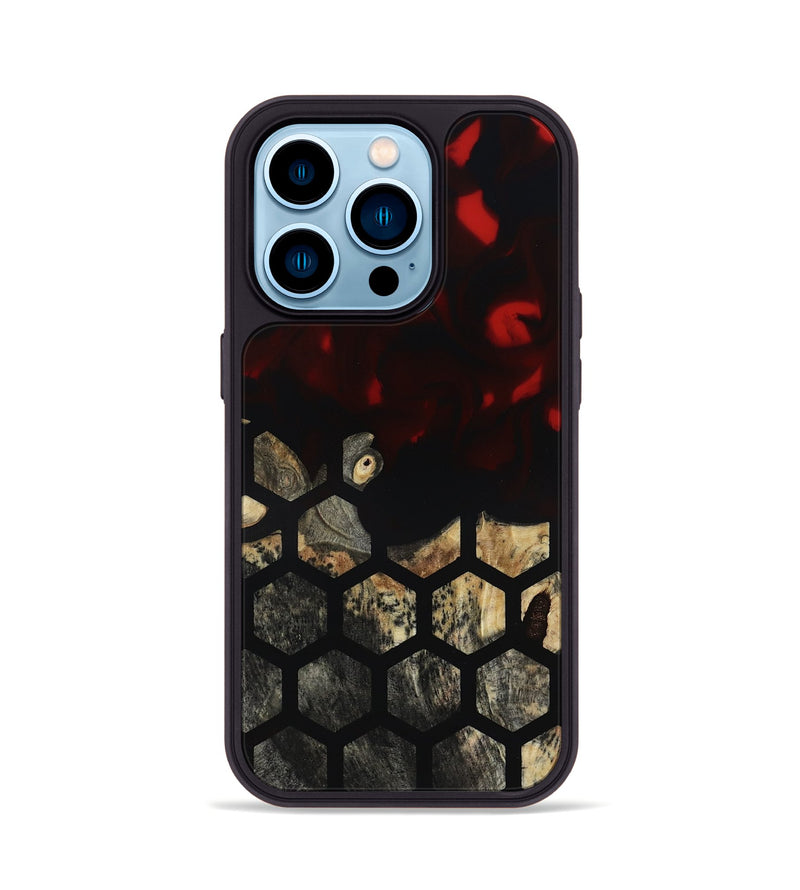 iPhone 14 Pro Wood Phone Case - Carlie (Pattern, 819083)