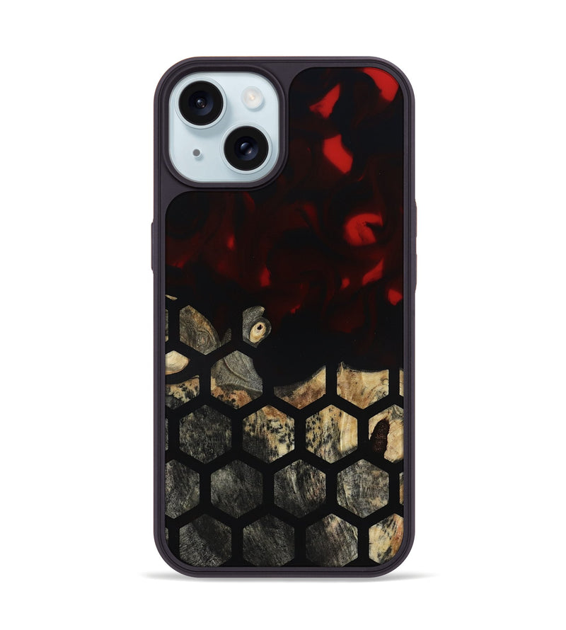 iPhone 15 Wood Phone Case - Carlie (Pattern, 819083)