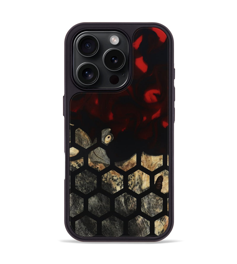 iPhone 16 Pro Wood Phone Case - Carlie (Pattern, 819083)