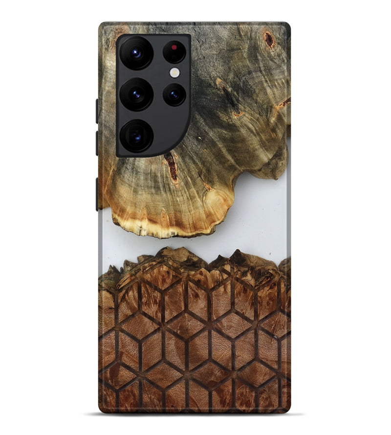 Galaxy S22 Ultra Wood Live Edge Phone Case - Rodolfo (Clear, 819085)