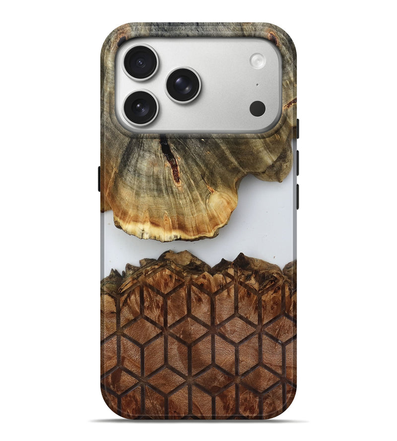 iPhone 17 Pro Max Wood Live Edge Phone Case - Rodolfo (Clear, 819085)