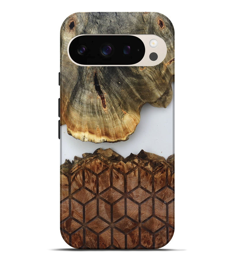 Pixel 10 Pro XL Wood Live Edge Phone Case - Rodolfo (Clear, 819085)