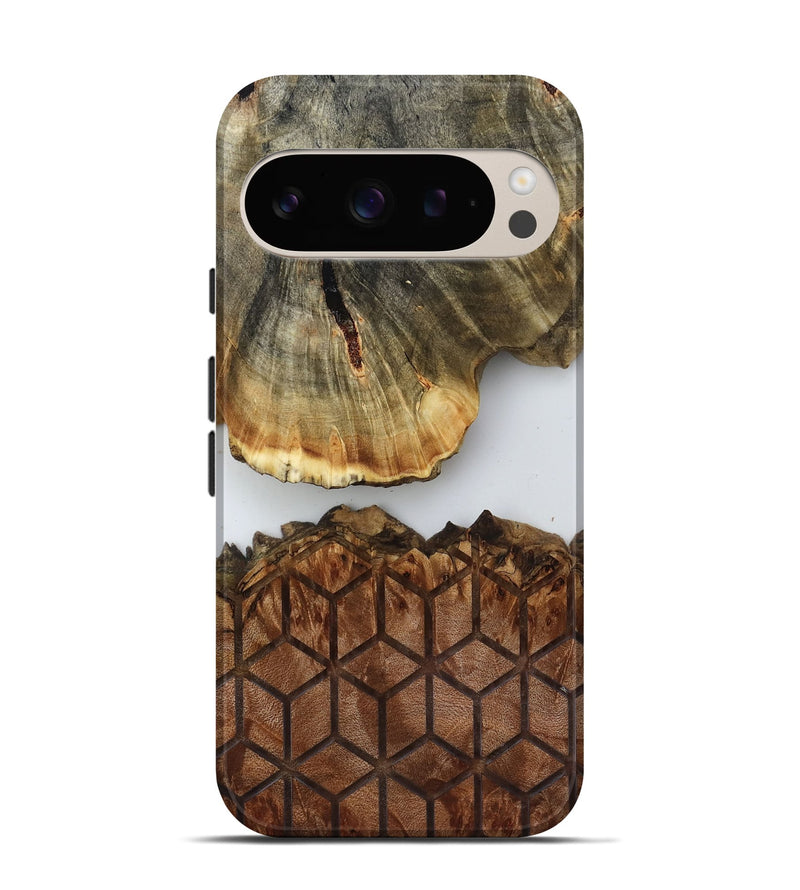 Pixel 9 Pro Wood Live Edge Phone Case - Rodolfo (Clear, 819085)