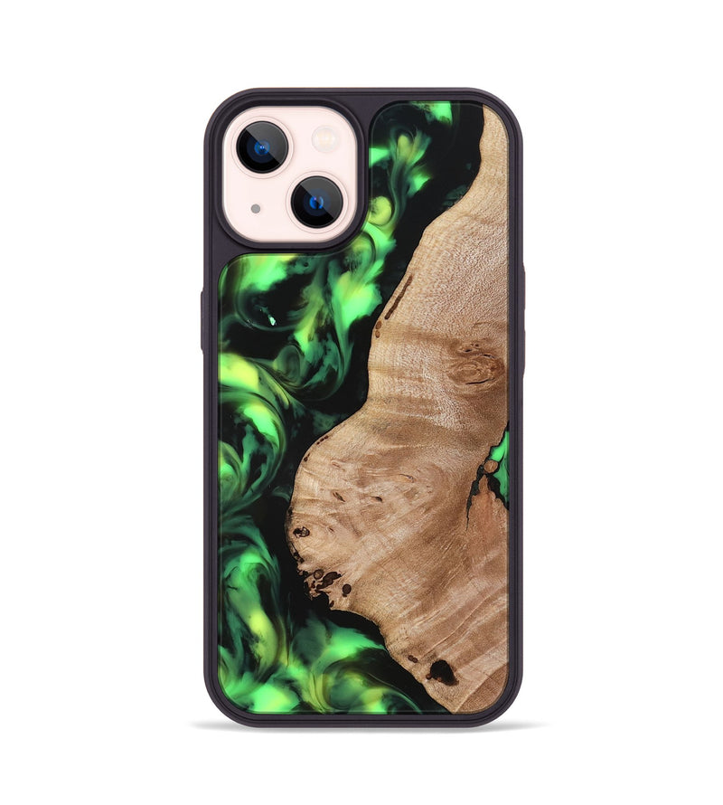 iPhone 14 Wood Phone Case - Samatha (Neon, 819086)