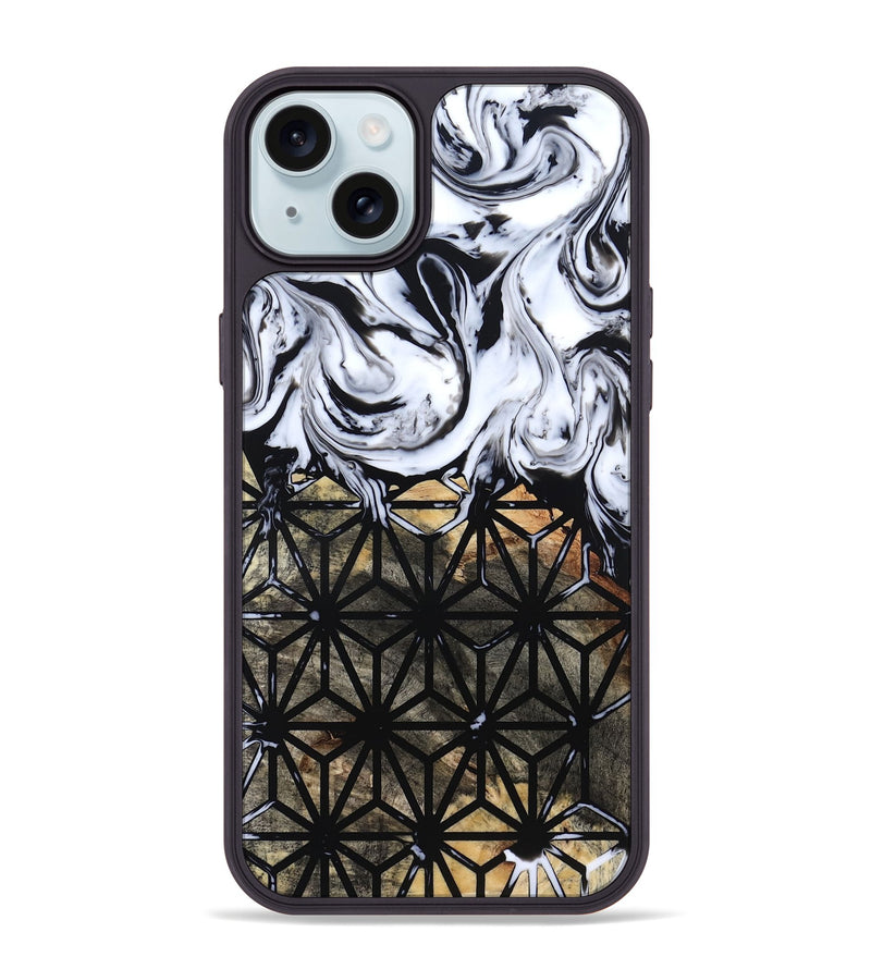 iPhone 15 Plus Wood Phone Case - Emmett (Pattern, 819092)