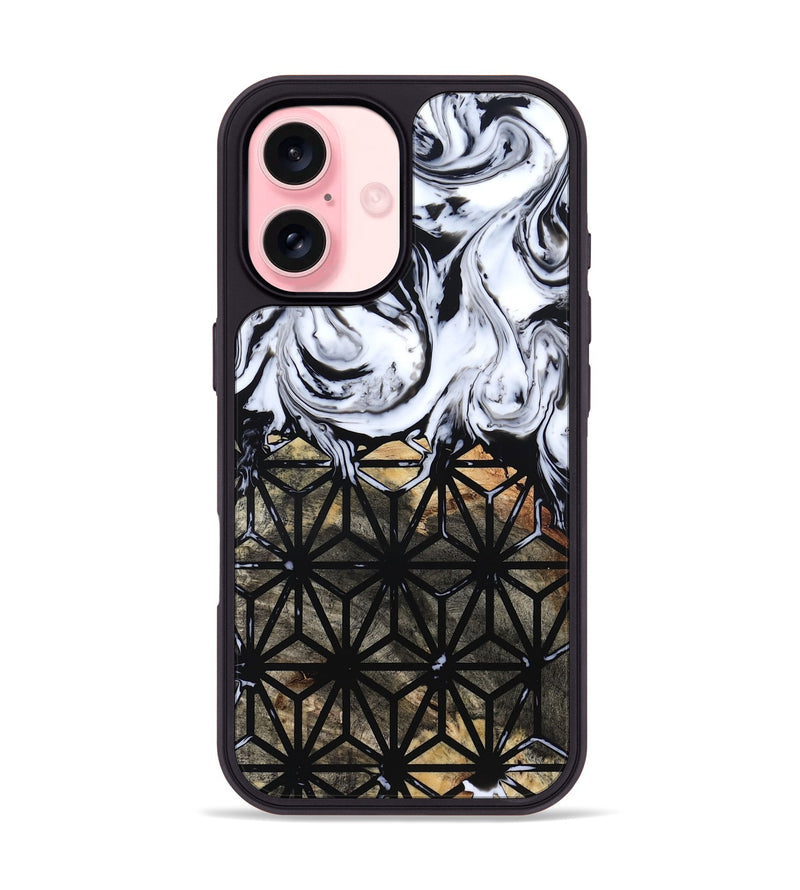 iPhone 16 Wood Phone Case - Emmett (Pattern, 819092)