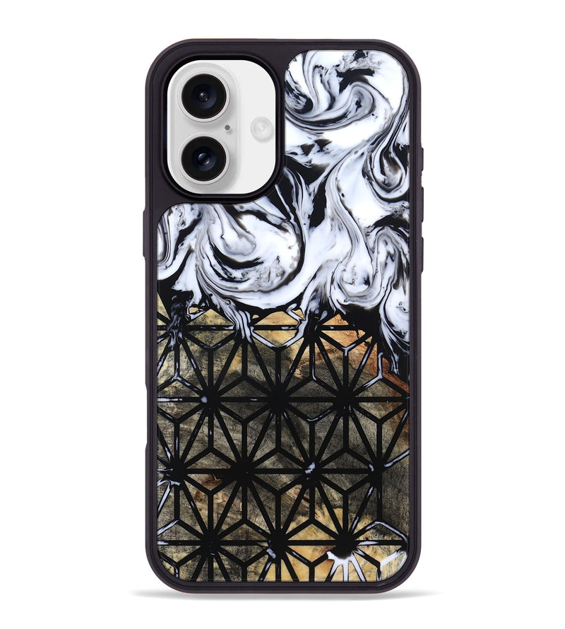 iPhone 16 Plus Wood Phone Case - Emmett (Pattern, 819092)