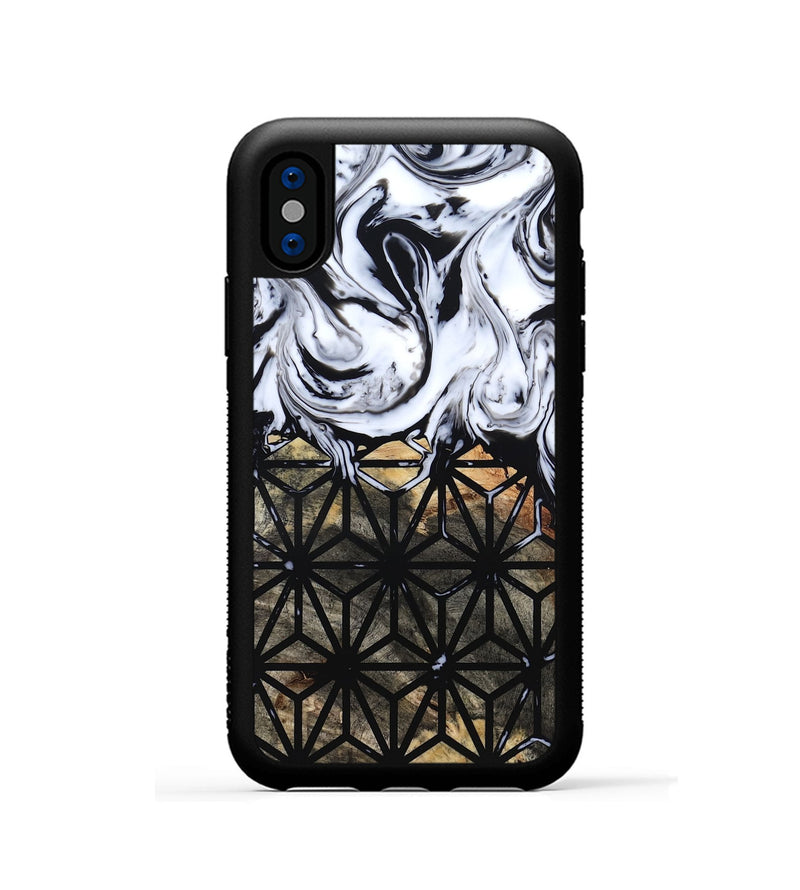 iPhone Xs Wood Phone Case - Emmett (Pattern, 819092)