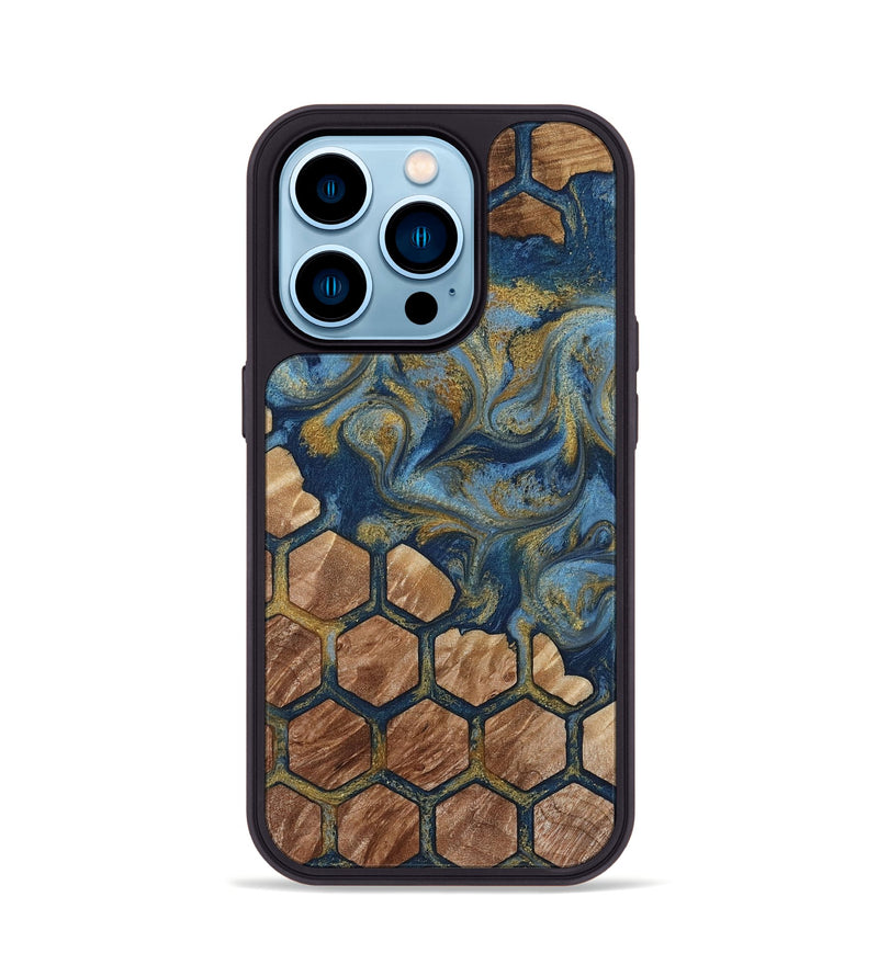 iPhone 14 Pro Wood Phone Case - Ryne (Pattern, 819094)