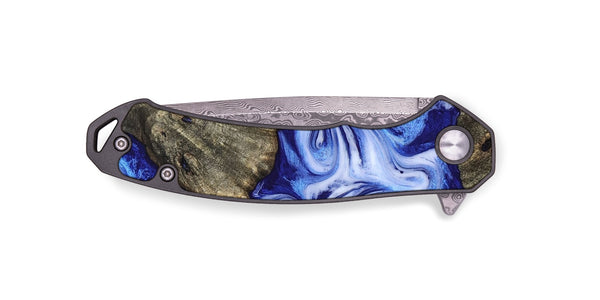 EDC Wood Pocket Knife - Castiel (Blue, 819096)