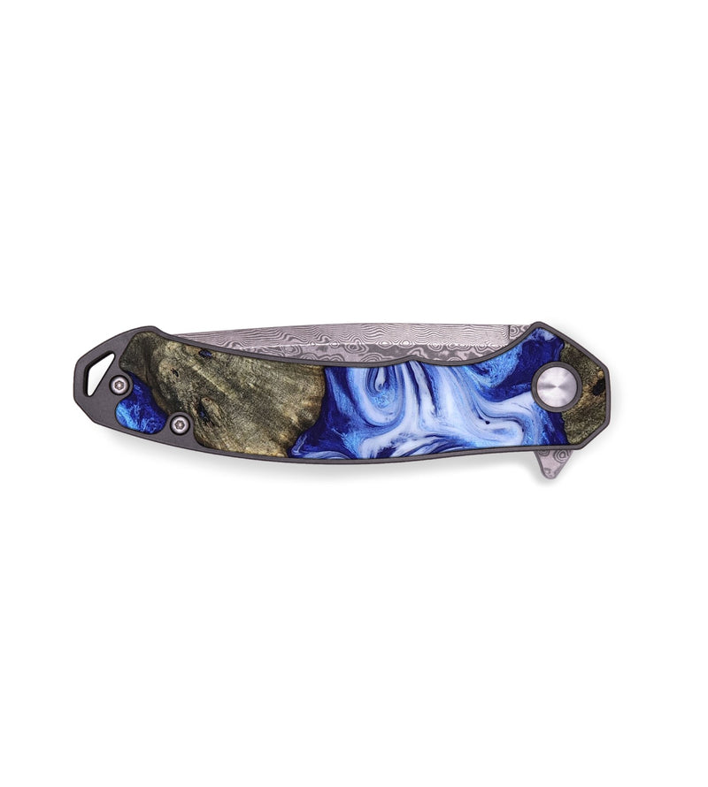 EDC Wood Pocket Knife - Castiel (Blue, 819096)