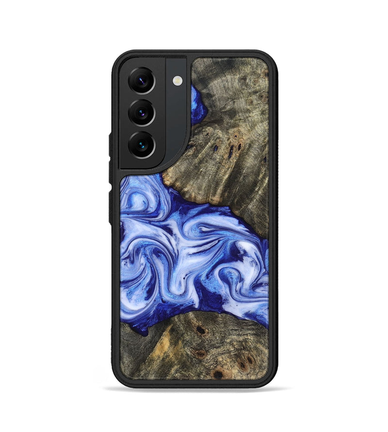 Galaxy S22 Wood Phone Case - Castiel (Blue, 819096)