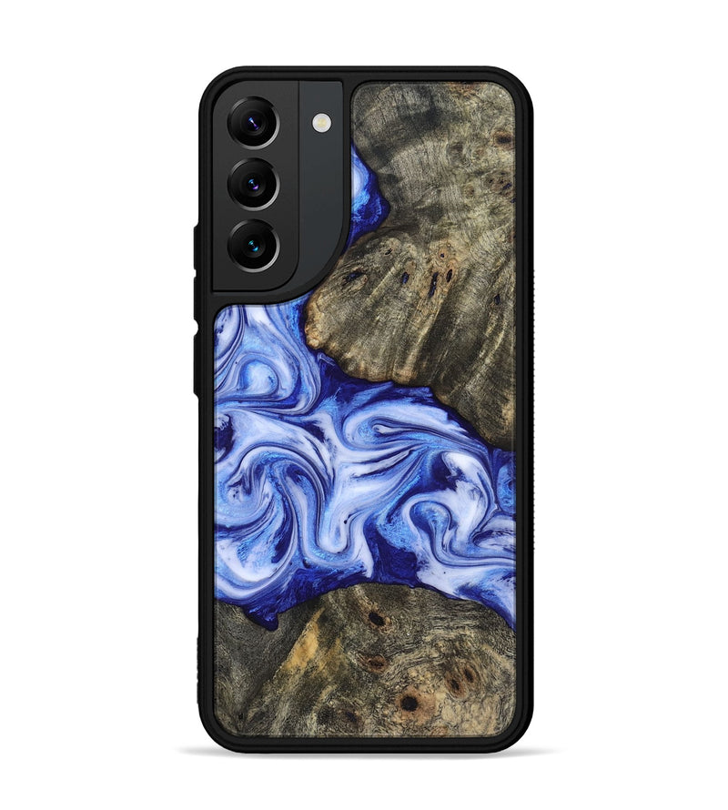 Galaxy S22 Plus Wood Phone Case - Castiel (Blue, 819096)