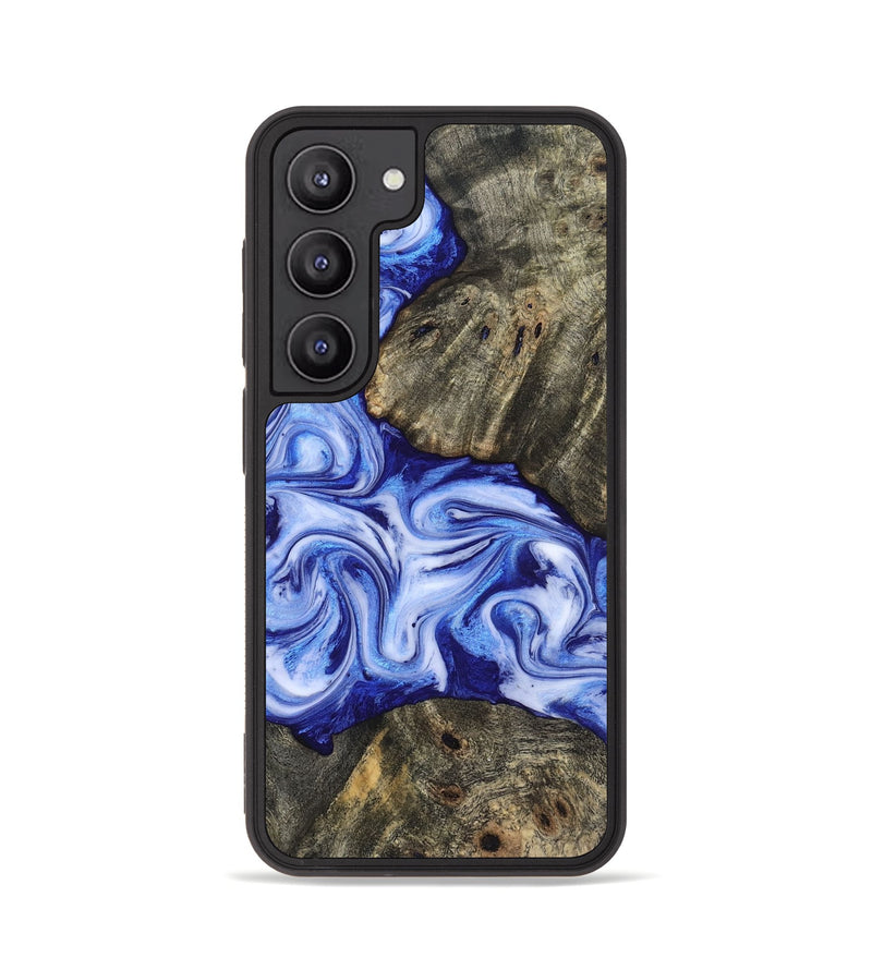 Galaxy S23 Wood Phone Case - Castiel (Blue, 819096)