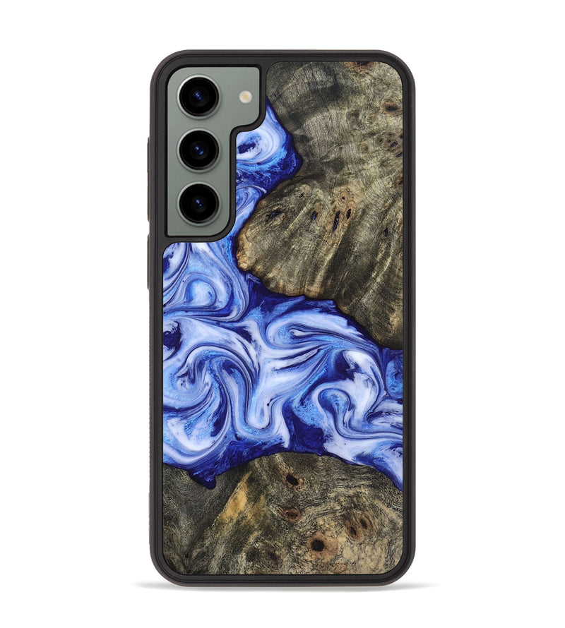 Galaxy S23 Plus Wood Phone Case - Castiel (Blue, 819096)