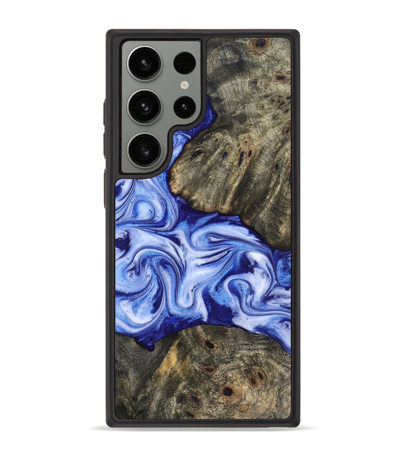 Galaxy S23 Ultra Wood Phone Case - Castiel (Blue, 819096)