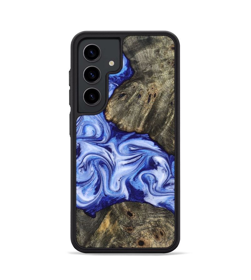 Galaxy S24 Wood Phone Case - Castiel (Blue, 819096)