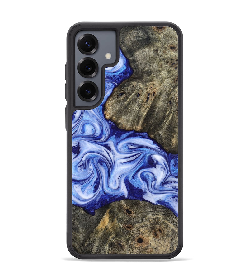 Galaxy S25 Plus Wood Phone Case - Castiel (Blue, 819096)