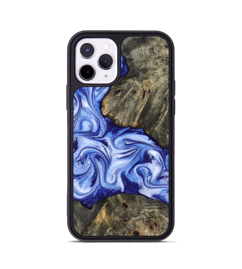 iPhone 11 Pro Wood Phone Case - Castiel (Blue, 819096)