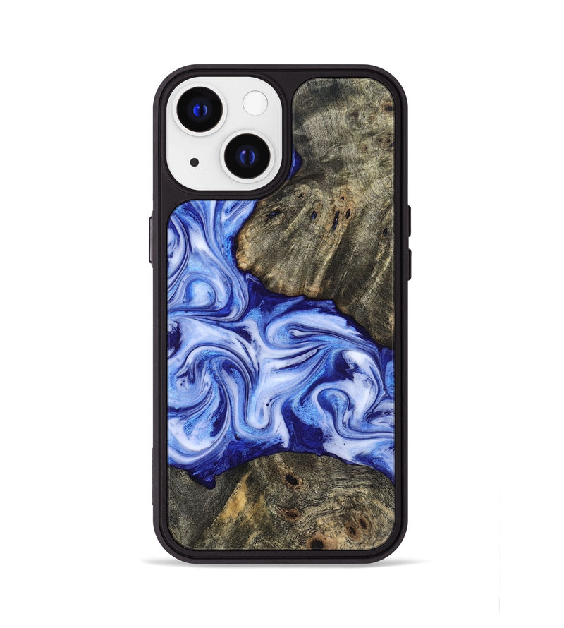 iPhone 13 Wood Phone Case - Castiel (Blue, 819096)