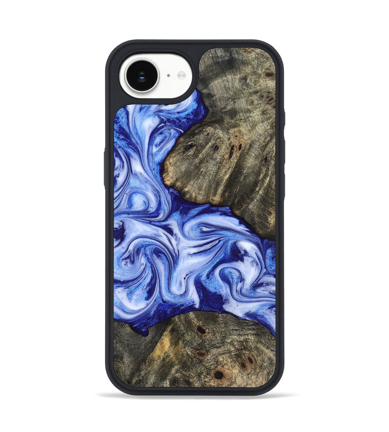 iPhone 16e Wood Phone Case - Castiel (Blue, 819096)