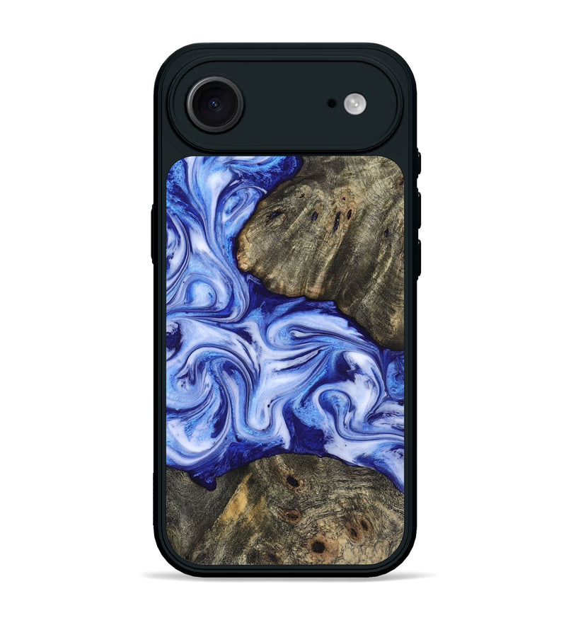 iPhone 17 Air Wood Phone Case - Castiel (Blue, 819096)