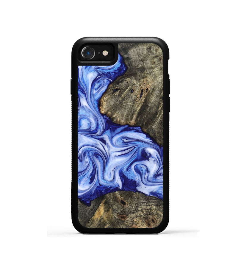 iPhone SE Wood Phone Case - Castiel (Blue, 819096)