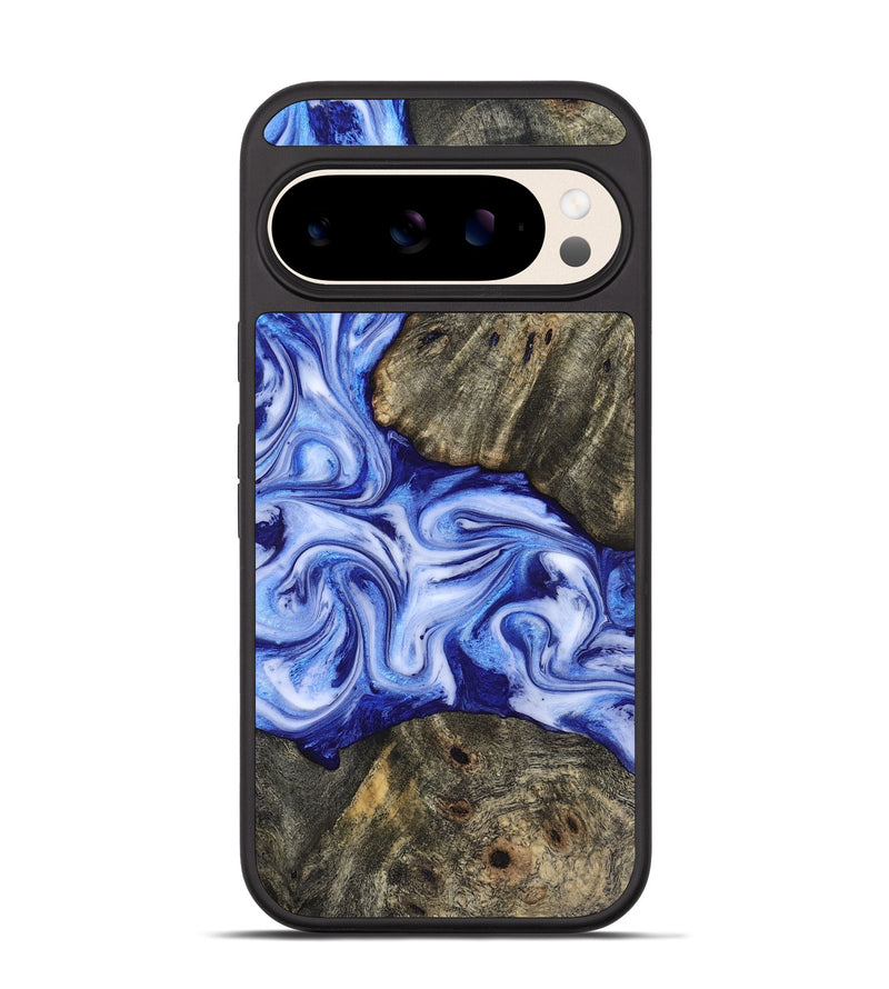 Pixel 10 Wood Phone Case - Castiel (Blue, 819096)
