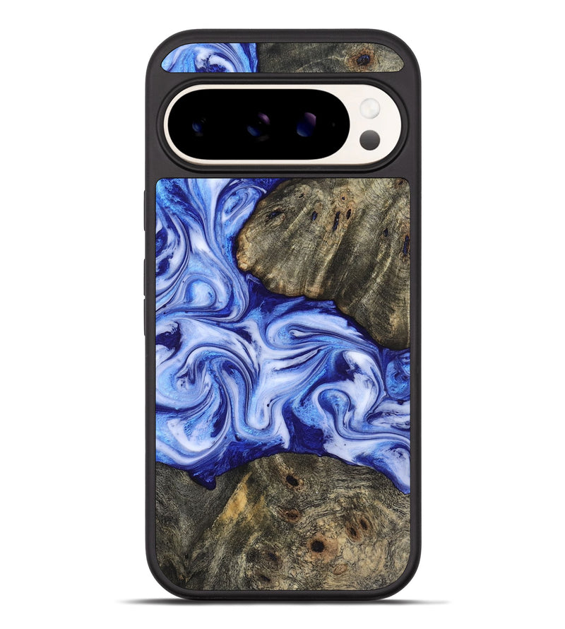 Pixel 10 Pro XL Wood Phone Case - Castiel (Blue, 819096)
