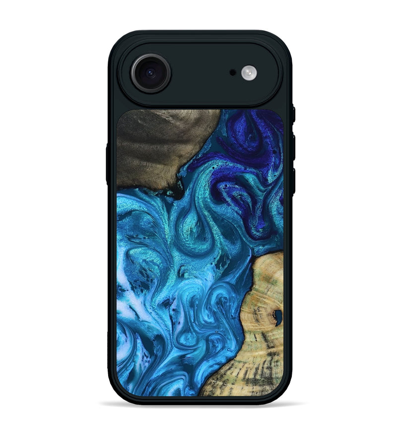 iPhone 17 Air Wood Phone Case - Lorelei (Blue, 819097)